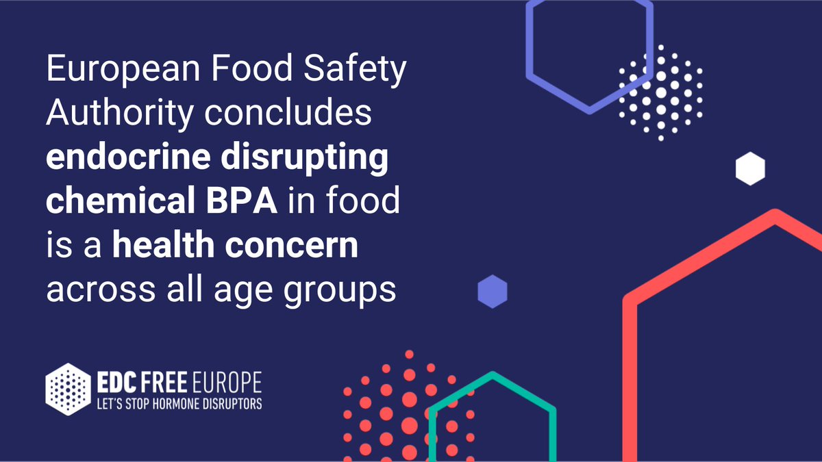 EDCFree's tweet image. Scientific experts from @EFSA_EU have concluded that people in all age groups are at risk from #BisphenolA in their diet.

#BPA is found in many everyday products such as plastic bottles, food, beverage cans &amp;amp; other food packaging.

Read more at bit.ly/3BCd72K #EDCFree
