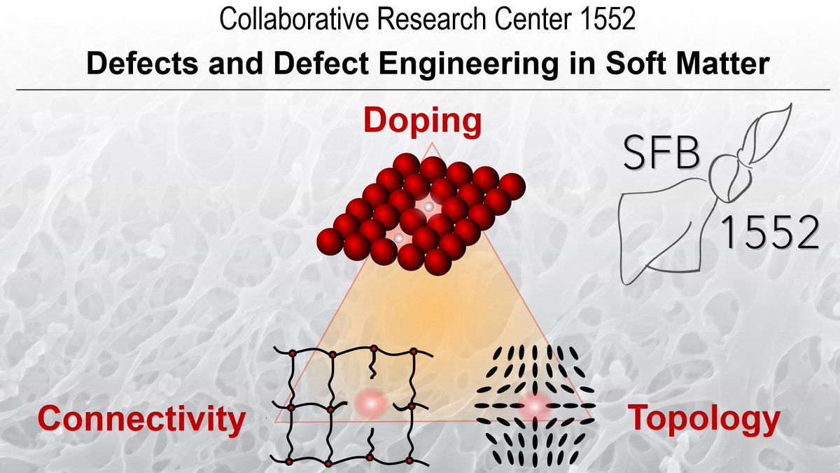 SFB 1552 (@sfb1552) on Twitter photo 🎉 Our CRC 1552 'Defects and Defect Engineering in Soft Matter' will be funded by <a href="/dfg_public/">DFG public | @dfg_public@wisskomm.social</a> and kick off at <a href="/uni_mainz/">Universität Mainz</a> & <a href="/mpi_polymer/">Max-Planck-Institut für Polymerforschung</a> soon, led by spokesperson <a href="/sci_ffert/">Sebastian Seiffert</a>. It will make defects new function givers in superb soft materials. Thanks to all who made this possible!🍾 🎉 Our CRC 1552 'Defects and Defect Engineering in Soft Matter' will be funded by <a href="/dfg_public/">DFG public | @dfg_public@wisskomm.social</a> and kick off at <a href="/uni_mainz/">Universität Mainz</a> & <a href="/mpi_polymer/">Max-Planck-Institut für Polymerforschung</a> soon, led by spokesperson <a href="/sci_ffert/">Sebastian Seiffert</a>. It will make defects new function givers in superb soft materials. Thanks to all who made this possible!🍾