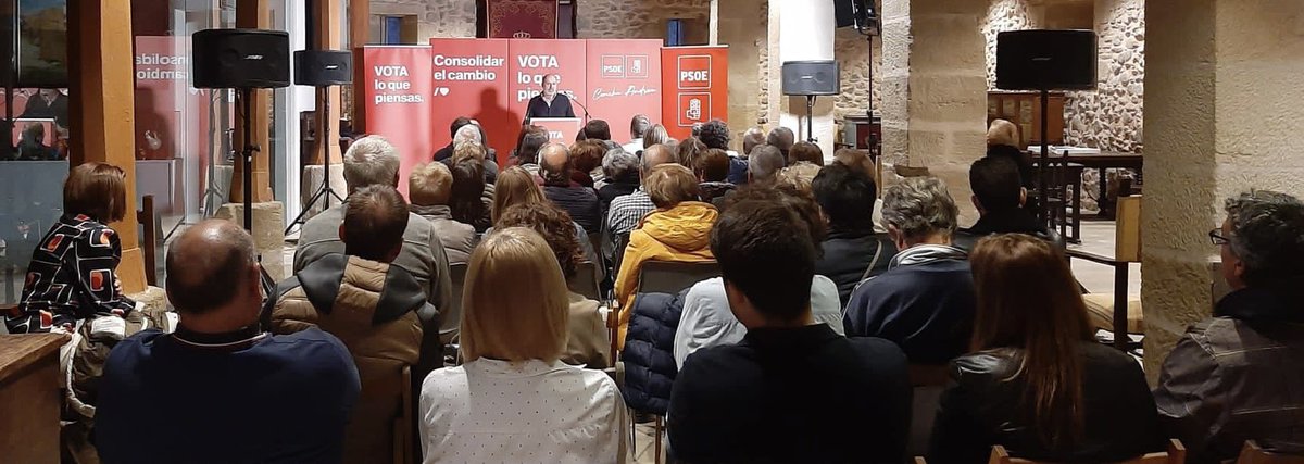 PSOELaRioja's tweet photo. En #RincónDeSoto, #SantoDomingoDeLaCalzada, #Herce.
La ilusión es imparable. Seguimos recorriendo nuestra tierra con el proyecto que mejor entiende #LaRioja.
#28M
#VotaLoQuePiensas https://t.co/EJomgOjVTR