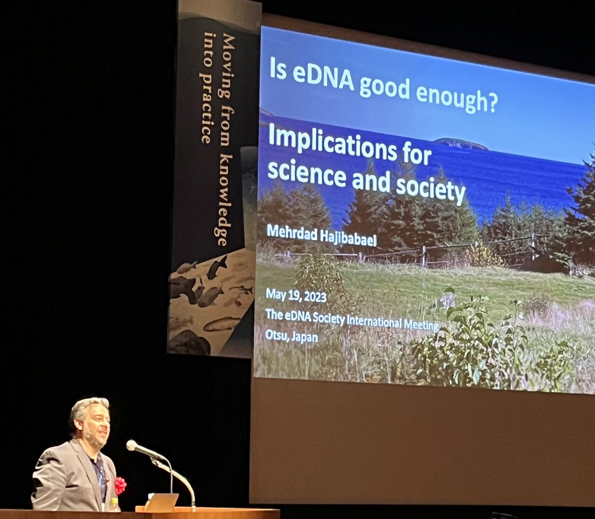 The eDNA Society (@edna_society) on Twitter photo In the closing remarks, Dr. Mehrdad Hajibabaei <a href="/M_Hajibabaei/">Mehrdad Hajibabaei</a> , renowned for his unparalleled experiences in genomics and barcoding, deliberated upon the potential of #eDNA technologies in fostering the conservation of biodiversity.
#edna2023japan In the closing remarks, Dr. Mehrdad Hajibabaei <a href="/M_Hajibabaei/">Mehrdad Hajibabaei</a> , renowned for his unparalleled experiences in genomics and barcoding, deliberated upon the potential of #eDNA technologies in fostering the conservation of biodiversity.
#edna2023japan