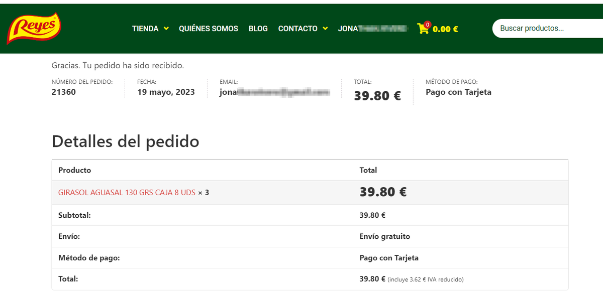 Acabo de pedir las <a href="/pipas_reyes/">Frutos Secos Reyes</a> para la final de la #UELfinal  de budapest del <a href="/SevillaFC/">Sevilla Fútbol Club</a> !!!! Vamos mi sevilla! Vamos Campeón! #NadieLaQuiereComoNosotros