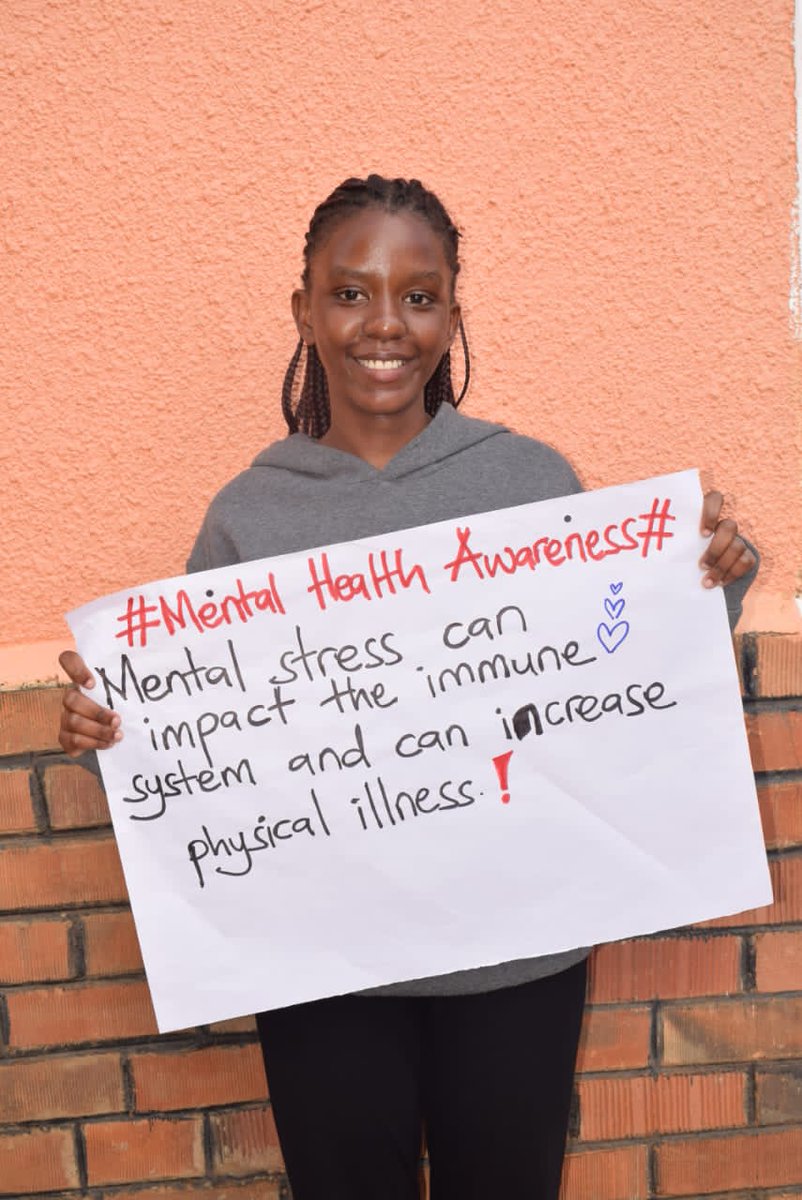 SheLeadsGV's tweet photo. Meet Mercy a young girl from She Leads girls with a vision IDIWA, passionate about SDG No.3(good health and well-being). For Mercy, prioritizing mental health is key!.Mental health is an integral part of SDGs.#mentalhealthawareness# https://t.co/HEwda1Ly2p