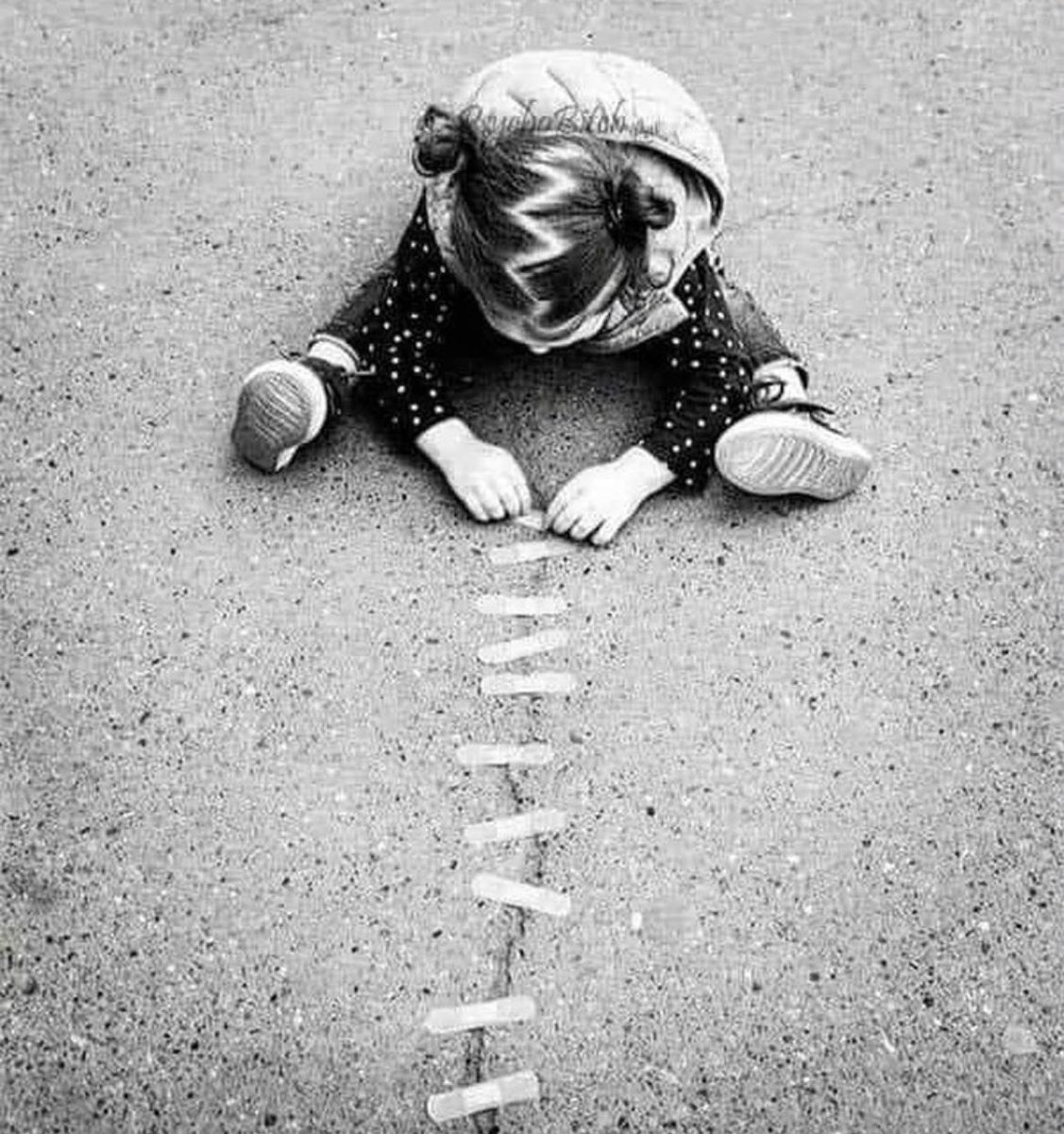 Shhh… She’s fixing the world.. ❤️