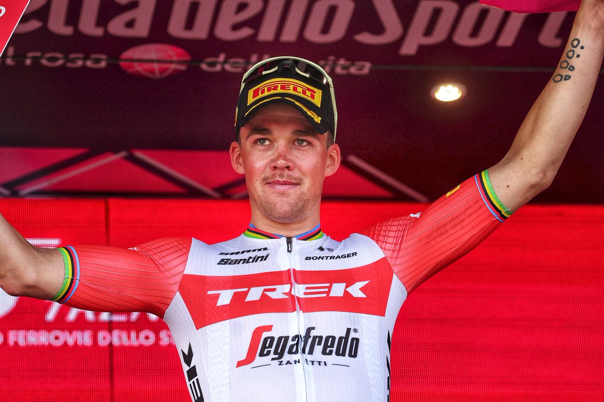 🚨 Unfortunately we have to report that @Mads__Pedersen won’t take the start at today’s stage of the #Giro. 

Mads had a troubled night with a cough. He woke up this morning with a sore throat and tracheitis and is not fit to race.

Heal up, Mads 💪