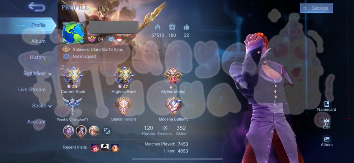 kztties's tweet photo. WTS AKUN ML PEMAKAIAN PRIBADI 

skin total 352 recall tas tas bisa cek di rep. hero ada semua emblem max, min mt (email mati) penggunaan pribadi, bisa hub langsung @haitanx , price dm avail rekber famous @/daiwchi 

#zonauang #zonajajan wts wtb akun ml https://t.co/7LOI5ZaS0A
