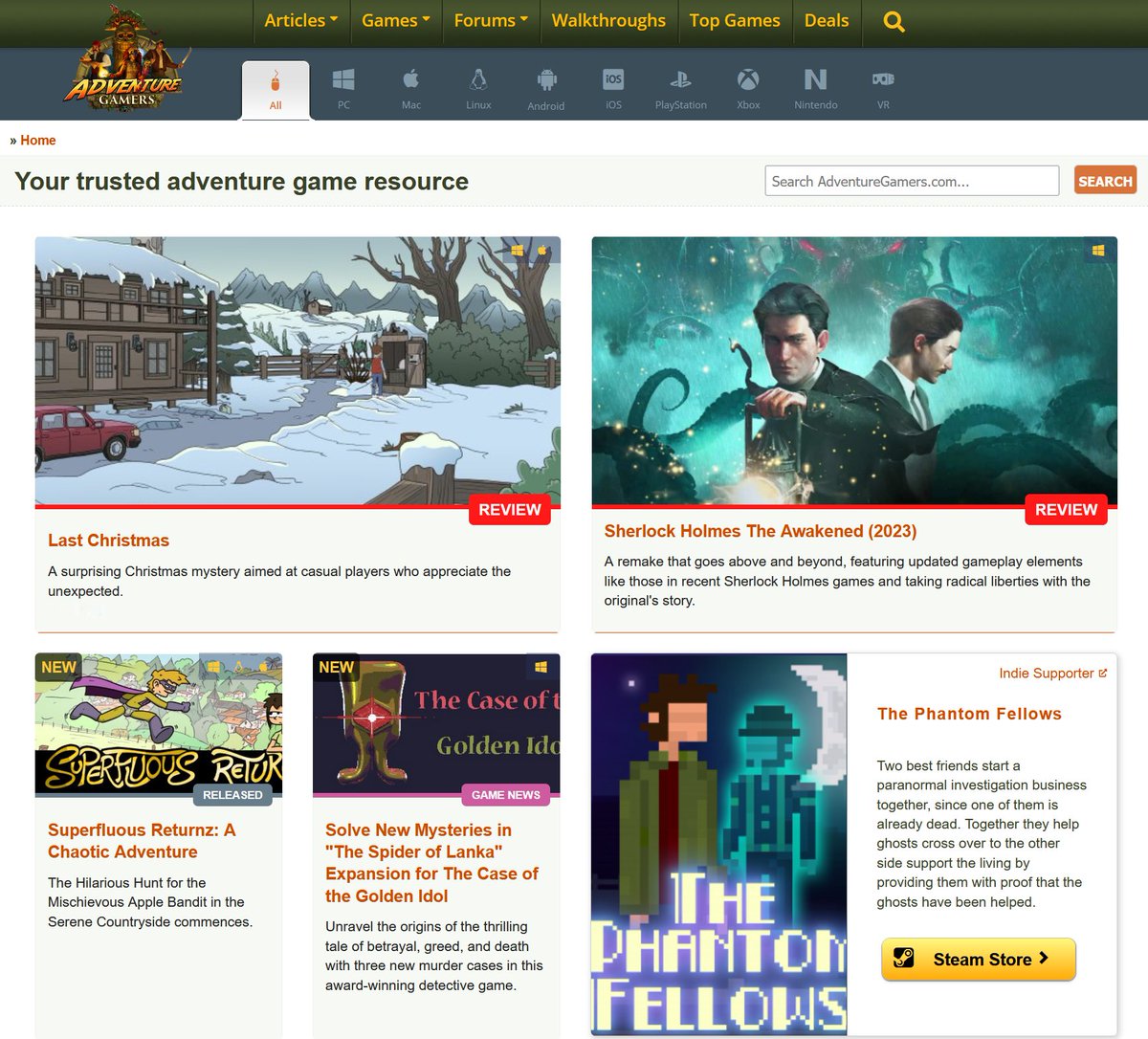 polytelygames's tweet photo. One year ago i was posting on your forum looking for team members for a Game Jam, today my game is front page reviewed. What an amazing 12 months! Thank you @AdventureGamers for the wonderful review.
#IndieGameDev #polytelygames #adventuregamefriday https://t.co/thwYjXqEJI