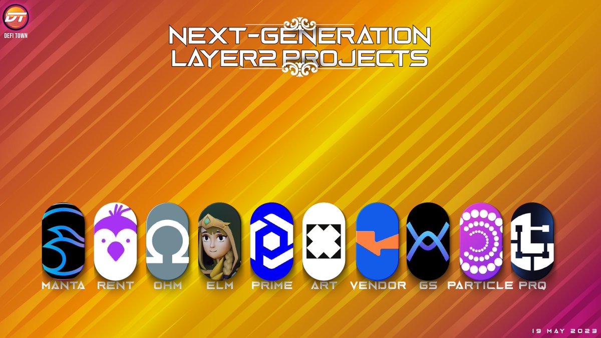 DefiTown's tweet photo. Next-Generation Layer2 Projects !
@parsiq_net
@ParticleNtwrk
@GammaSwapLabs
@VendorFi
@ProhibitionArt
@prime_protocol
@TalesofElleria
@OlympusDAO
@rentfun_io
@MantaNetwork
#DefiTown #BNB #crypto #blockchain #eth #memecoin #Web3 #Dextools #Arbitrum https://t.co/67T6rdDMoQ