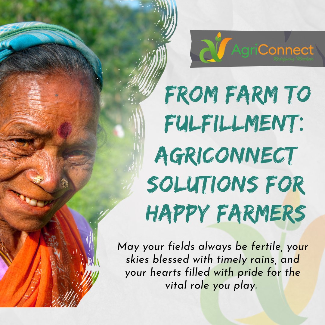 AgriConnectInc's tweet photo. Join the revolution of happy farmers! With Agriconnect Solutions, we're empowering farmers to flourish, thrive, and find joy in their noble profession. 📷📷
#HappyFarmers #AgriconnectSolutions #DreamsComeTrue #FarmersJoy #seeds #SowingHappiness #FarmersRevolution #HappyFields https://t.co/W1QGMHFhqe