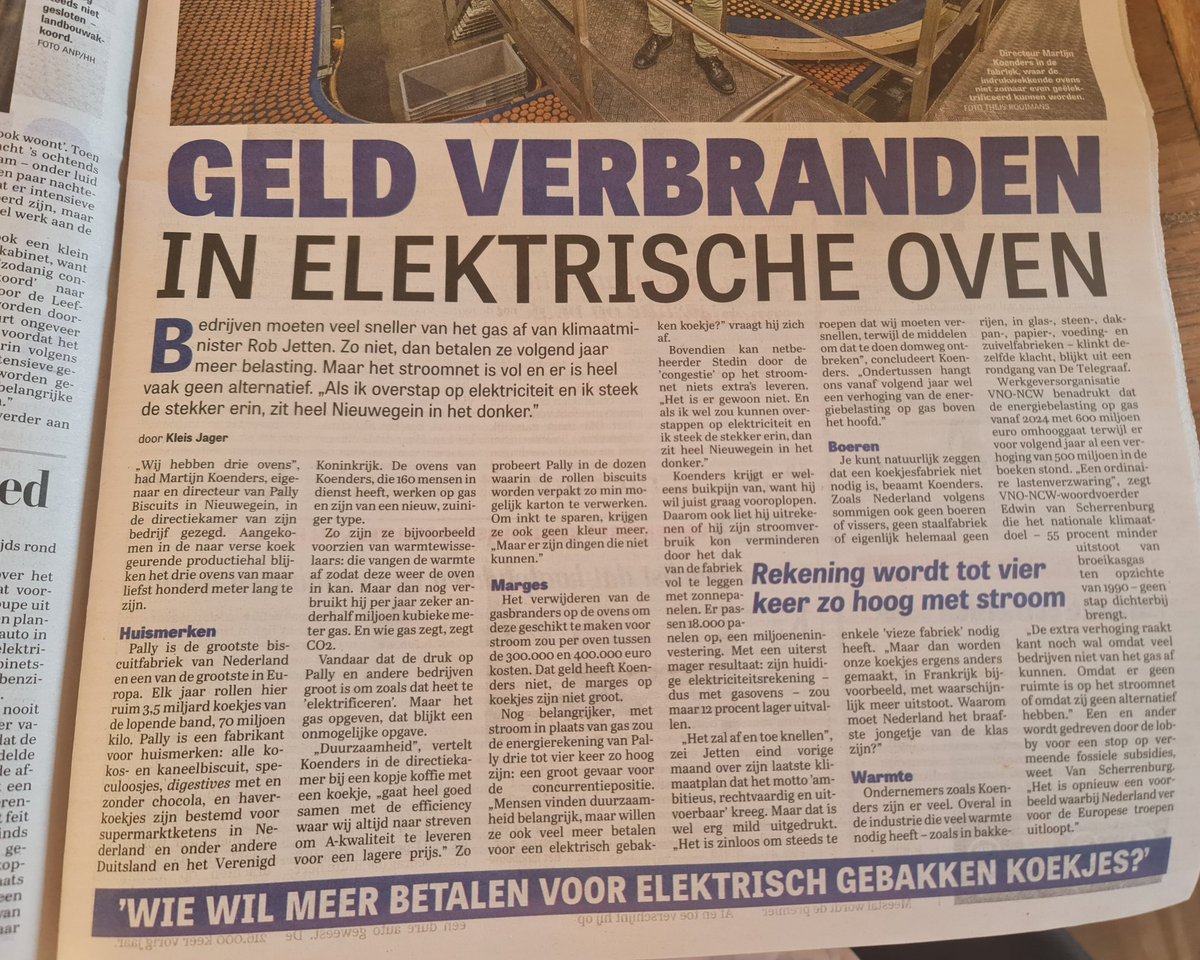 Zo sneu hoe de dogmatische electrificatiedwang een maatschappij in de vernieling gaat helpen terwijl het geen enkel klimaatvoordeel of beter rentmeesterschap scheelt terwijl als het geld op andere wijze ingezet zou worden het wel effect zou kunnen hebben...