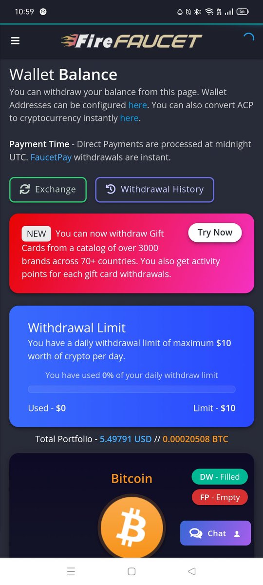faucetpayojisan's tweet photo. Earn your favorite cryptocurrencies by doing multiple tasks such as filling out Surveys, offerwalls, watching videos and much more!
5.49791USD(+0.00919)💸
register here👇
https://t.co/zs0DkiJMmF
#faucet
#firefaucet
#faucetpay
#BTC
#Bitcoin
#BNB
#क्रिप्टो
#बीटीसी https://t.co/pTRcqaMr85