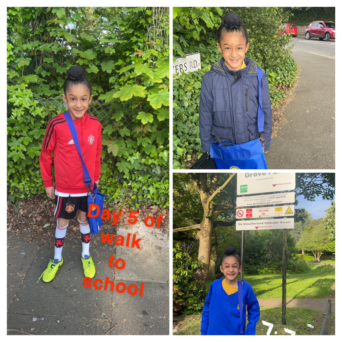 prabi_k's tweet photo. Day 3, Day 4 and Day 5 of walk to school.. 
@StMaryB17 https://t.co/Mgl1pIfSXB