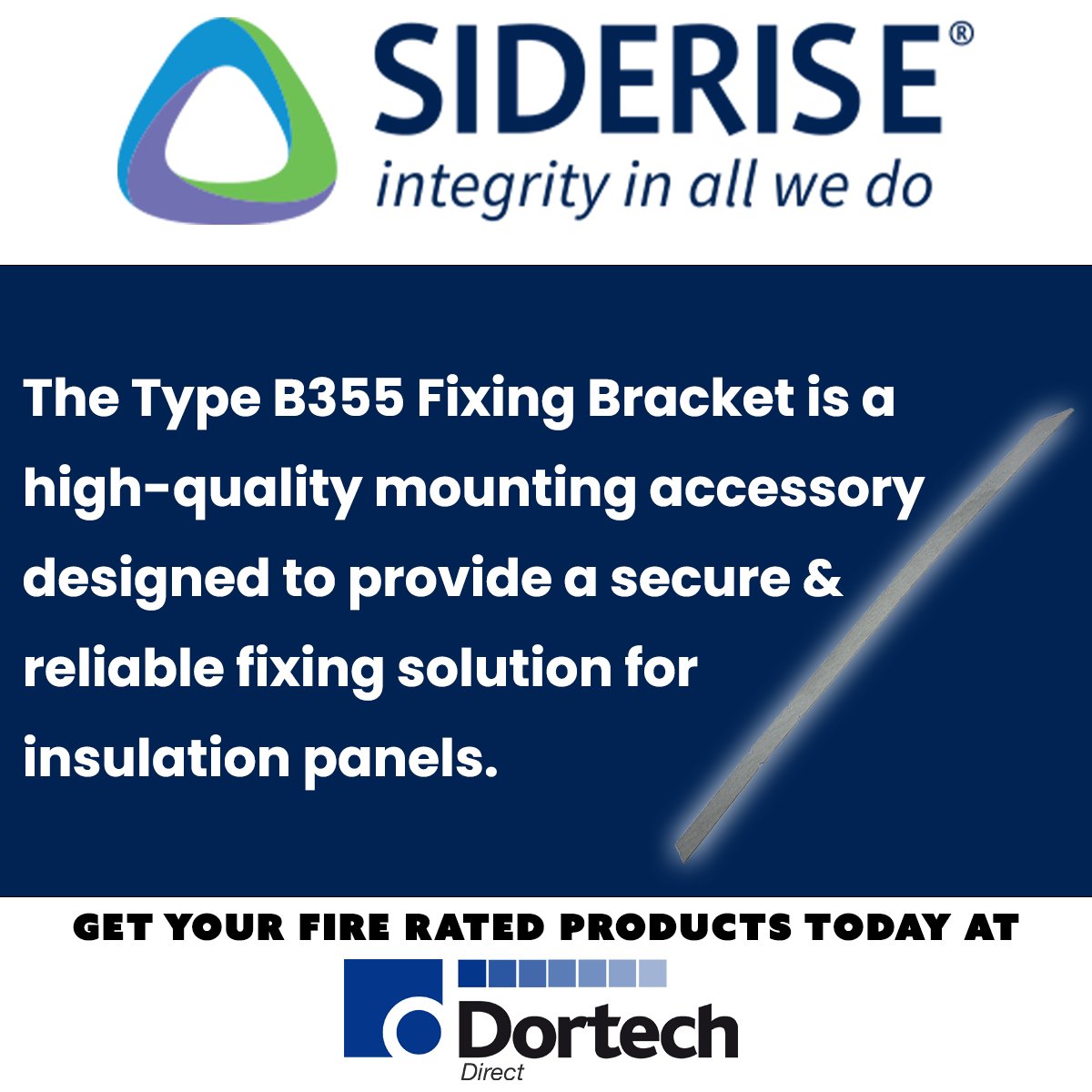 DortechDirect's tweet image. 📢🔧 Upgrade your construction game with the Siderise Type B335 Fixing Bracket Galvanised Steel! 🏗️✨

Get yours now 👉 dortechdirect.co.uk/siderise-b355-… 

#ConstructionGameChanger #BuildingStrongerStructures #SideriseFixingBracket