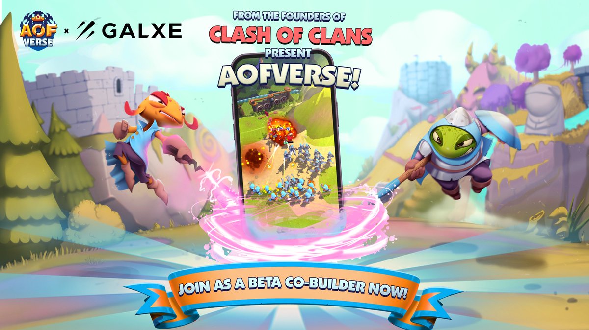 AOFverse's tweet photo. Attention Warriors! Limited spots for #BetaTesting! ⚔🏰

Test @AOTactics, the first Web3 Auto-Battle Game by @Supercell founding members, powered by @Galxe.

Immerse, Reap, Conquer.💎 

Join now👇https://t.co/rT9sksL6O8

First come, first served!⚡Seize the opportunity! ⚔🔥 https://t.co/JqIqJhyyhv