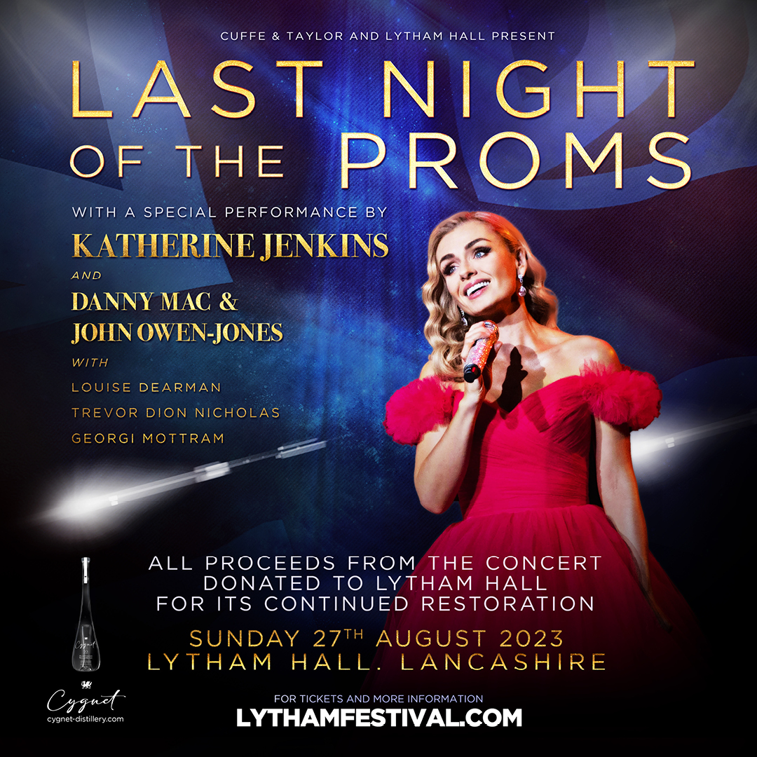 TicketmasterUK's tweet photo. 🎤JUST ANNOUNCED🎤
Lytham Proms is back for 2023 with Welsh superstar Katherine Jenkins OBE and special guests Danny Mac & John Owens-Jones on Sunday 27 Aug
🗓️On sale Friday 19 May at 09:00 >> https://t.co/9qSLamNjuc
@KathJenkins #LythamProms https://t.co/M8IVR7ejaW