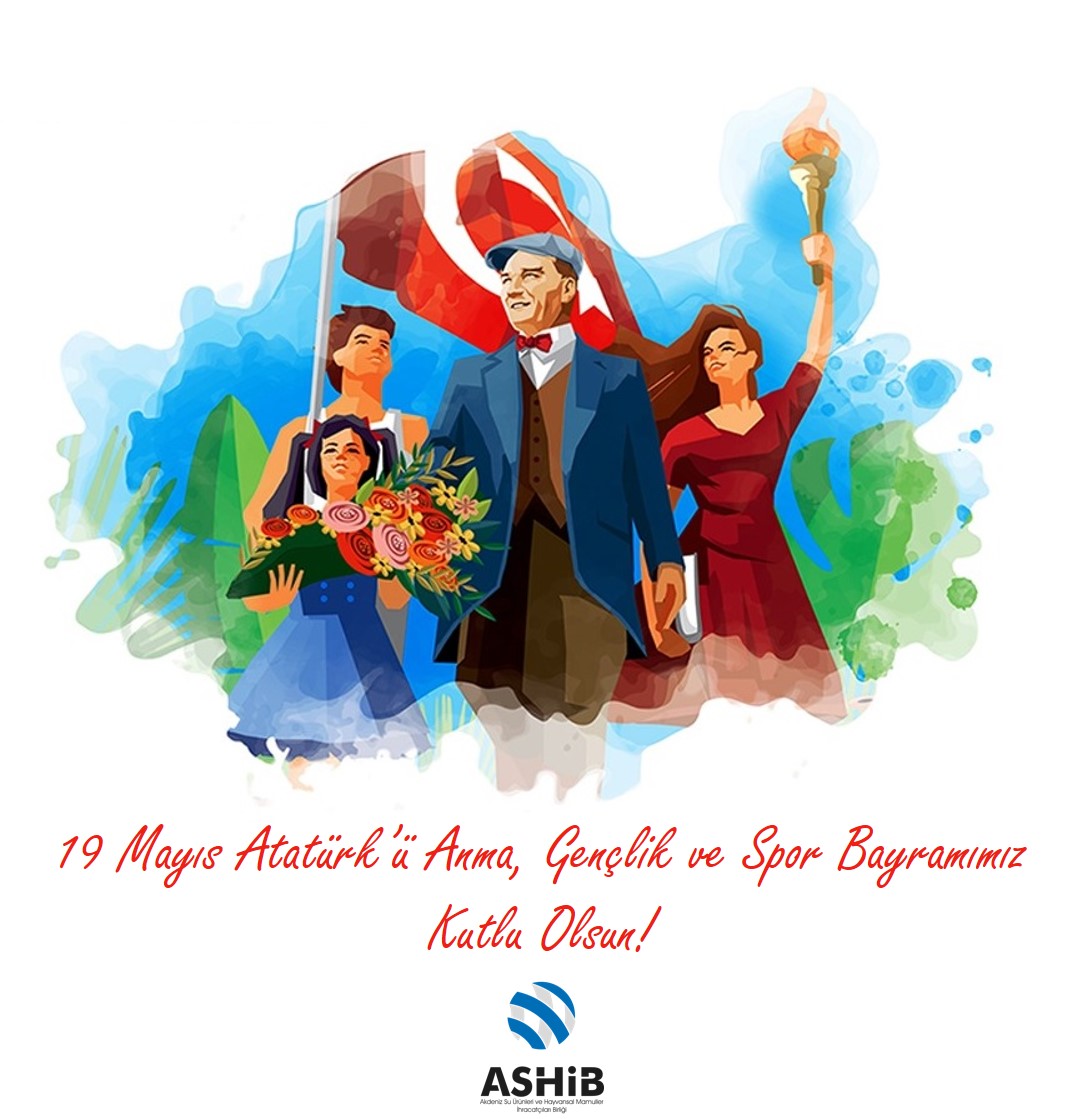 Ulu Önder Mustafa Kemal ATATÜRK’ün milletimizin makus talihini değiştirmek üzere Samsun’a çıkışının 104. yılında 19 Mayıs Atatürk’ü Anma, Gençlik ve Spor Bayramımız kutlu olsun.
#19MAYIS1919 
#Akib 
#ashib