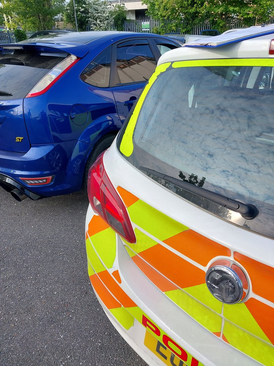 EPWitham's tweet photo. Driver who constantly slowed & accelerated up to the rear of a car in front, making his car exhaust 'pop & bang' while causing the driver in front distress. Section 59 issued, words of advice for driving manner & exhaust. Next time the car will be seized! #YouSaidWeDid #WithamCSC https://t.co/ROgQnjTXPw