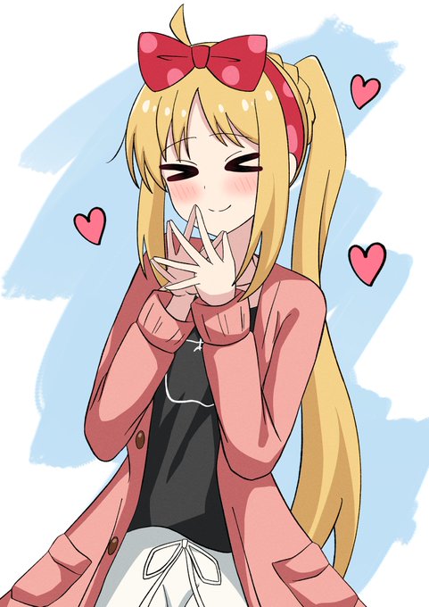 #ぼっち・ざ・ろっく くそデカ頭リボン好き。