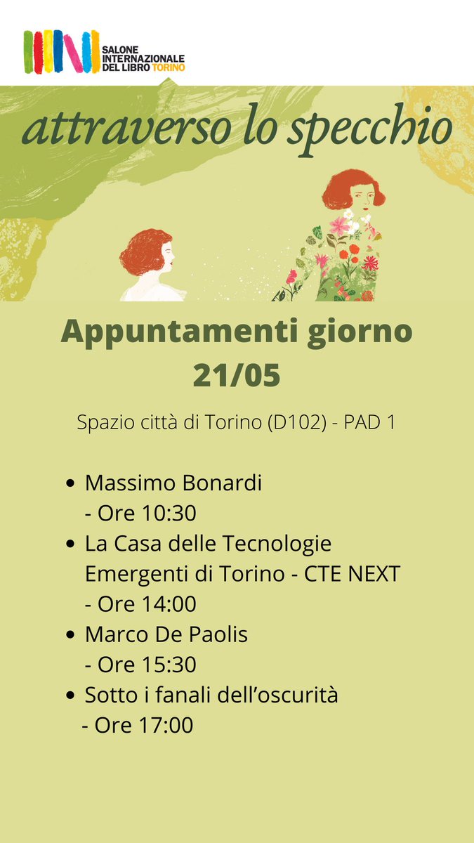 davidearato's tweet photo. @citytaxitorino📚 Salone Internazionale del Libro 2023. 
Gli appuntamenti del giorno.

👉 Scopri il programma completo su https://t.co/Q2qTHd6AUG

#SalTo23 
#Torino https://t.co/fqQqKaVjKy