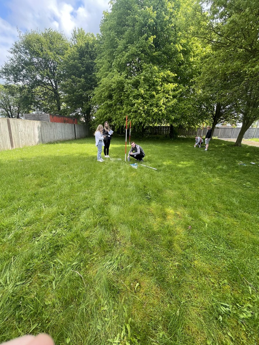 Year 12 have been busy assessing factors influencing infiltration across the school site this week 🌎🌲<a href="/sherburnhigh/">Sherburn High School</a>