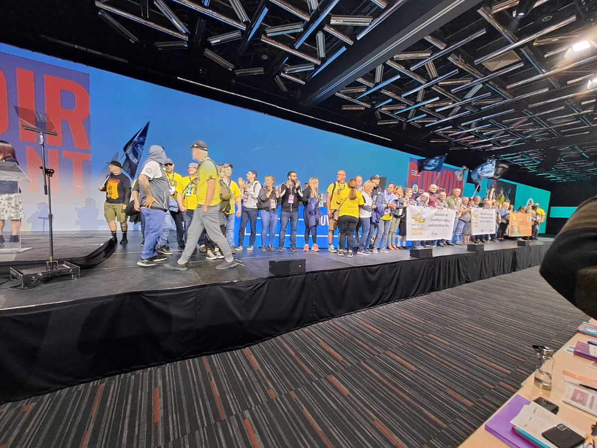 ELANazioartea's tweet photo. 🔴ELA participa en el 67º Congreso de la Confederación de Sindicatos Nacionales de Quebec
#congrescsn
https://t.co/YOdeZRJWit https://t.co/e0chzrm9yR