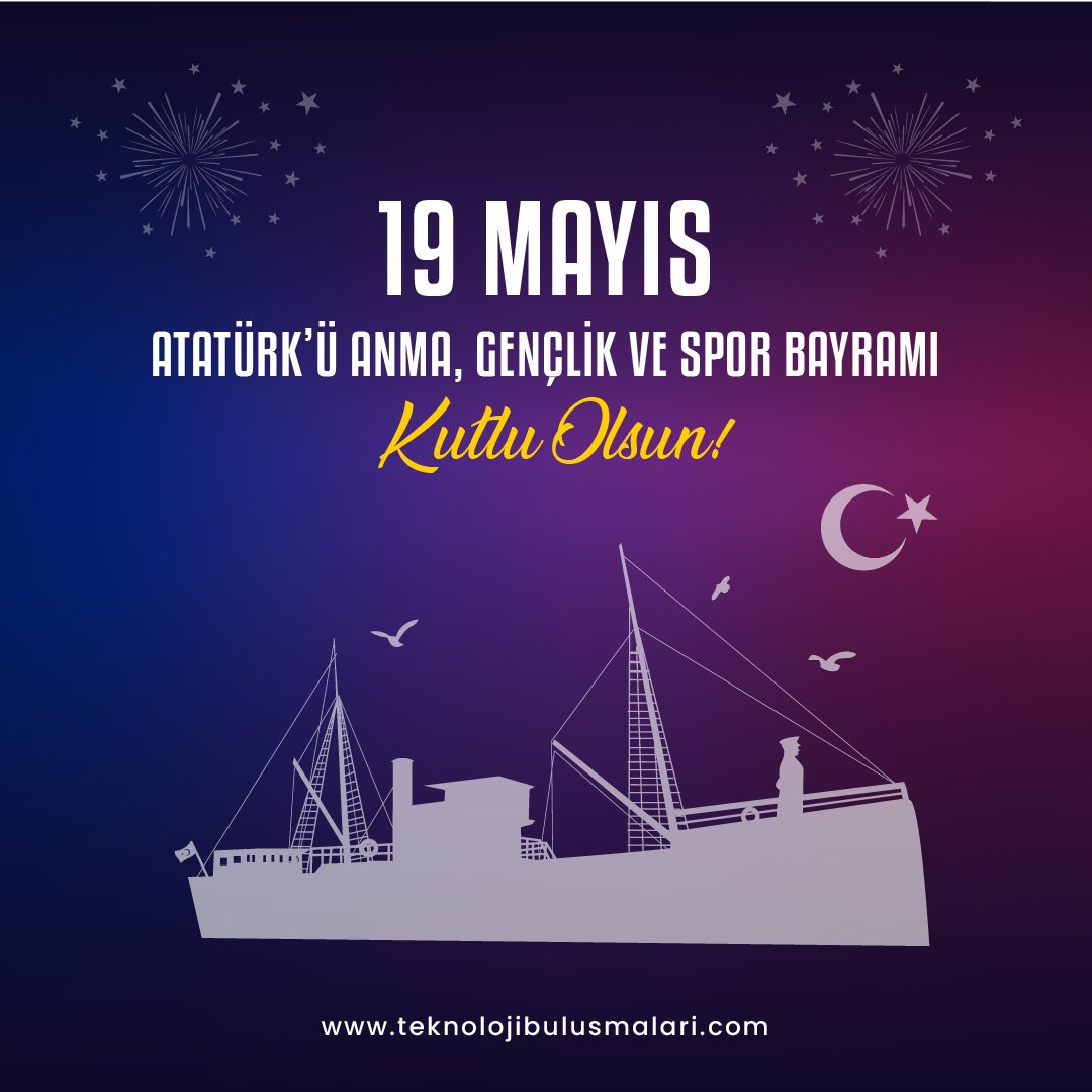 19 Mayıs Atatürk’ü Anma Gençlik ve Spor Bayramı Kutlu Olsun!
