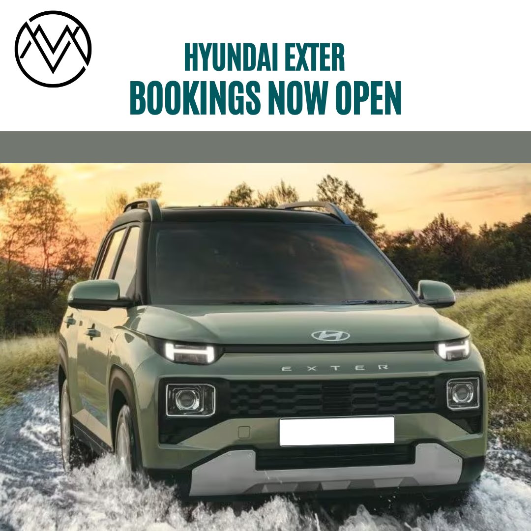 MentorVehicle's tweet photo. Think outside. Think EXTER.
Hyundai EXTER symbolizes outdoor, travel and leisure. This all-new SUV draws inspiration from the natural world around it and reflects an identity that is external and focused on the outside. Drawing its inspiration from active and trendy lifestyle. https://t.co/AIvxKstjvw