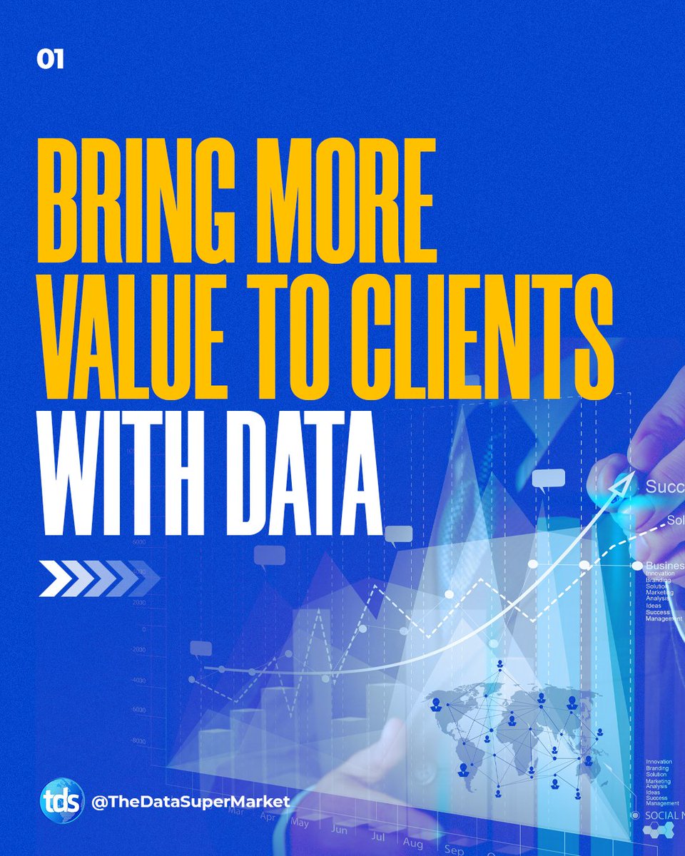 SupermarketData's tweet photo. Show clients your understanding of your audience and start building loyalty from the first call with quality data.

Full Post Here : https://t.co/zA2zojI6OP

#TheDataSupermarket #DataMarketplace #DataBuying #DataSelling #DataBrokering #DataBroker #Data #Tech #BuyingData https://t.co/hn3SqBglIv