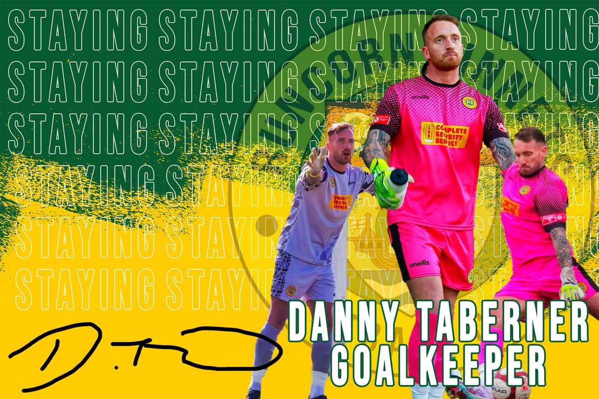 🟡🟢 | TRIPLE AWARD WINNER CONTINUES IN THE STICKS

We are pleased to confirm that England's number one Danny Taberner will be staying with the club for another year. 'Tabs' collected 3 awards at this seasons awards evening and was instrumental in getting to the play off final.