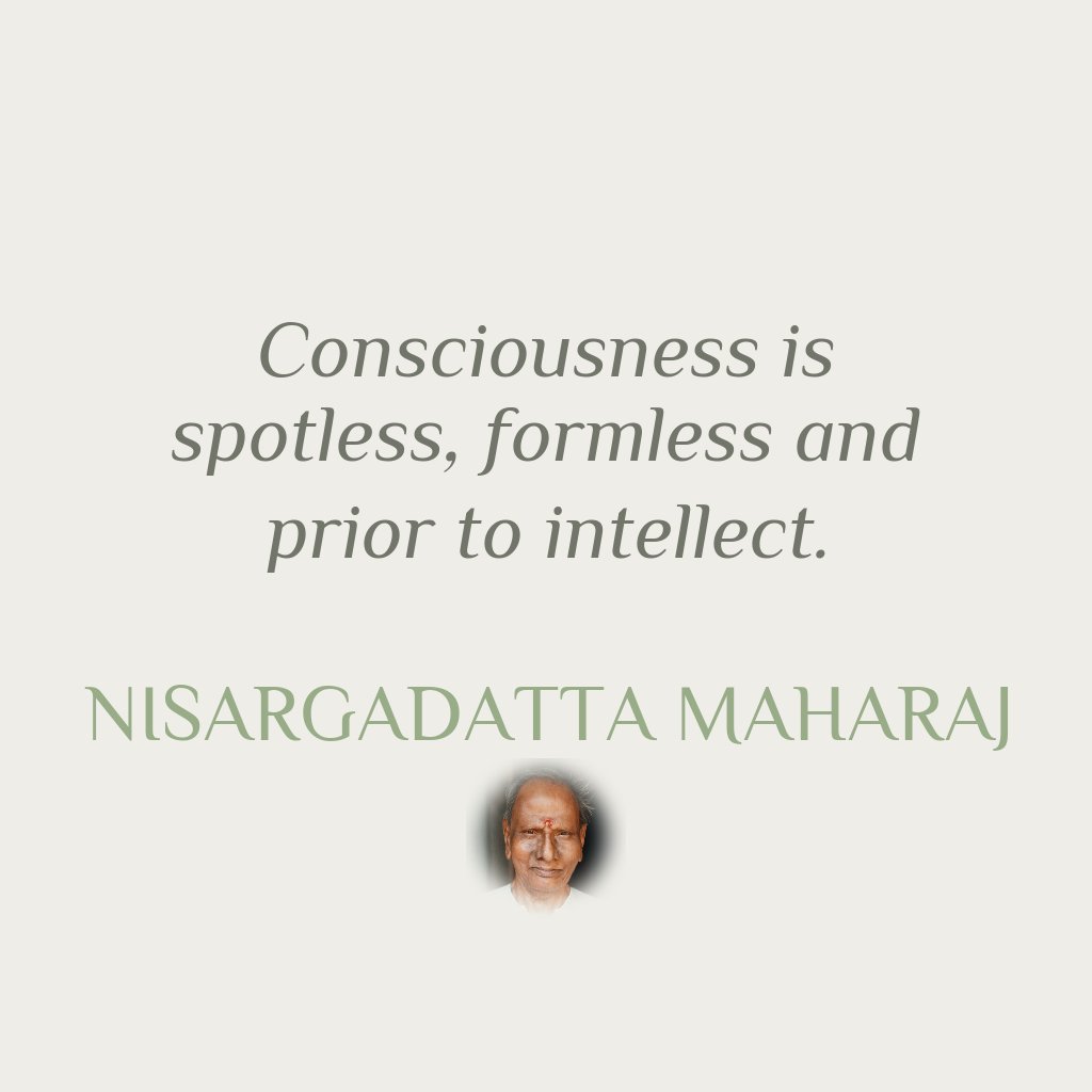 NonDualQuotes's tweet photo. Consciousness is spotles...

- Nisargadatta Maharaj

#nonduality #advaita #vedanta #advaitavedanta #spirituality #jnanayoga #selfrealization #enlightenment #spiritualawakening #nisargadatta #nisargadattamaharaj #srinisargadattamaharaj #iamthat #selfenquiry https://t.co/t5RjWPtQCd