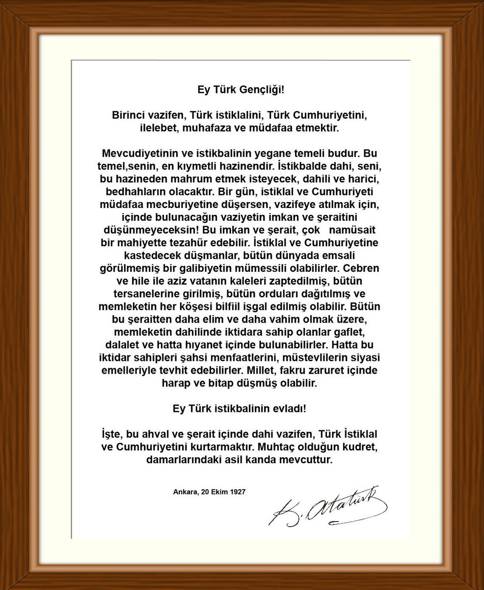a_sgzc's tweet photo. Haydin “Omuz Omuza” verelim.

#19MayısGenclikveSporBayramı nız kutlu olsun

ATAM ❤️
           İZİNDEYİZ 💙

Bugün bir defa daha okuyalım mı #gencliğehitabe yi👇 https://t.co/LFeOewaIaW