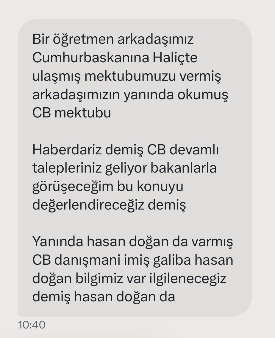 Ek atama talebine Cumhurbaşkanı Sn <a href="/RTErdogan/">Recep Tayyip Erdoğan</a>: “Haberdarız, bakanlarla görüşeceğim bu konuyu, değerlendireceğiz.”
#Ek55BiniYaparsaReisYapar