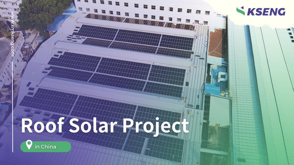 KsengSolar's tweet photo. ☀️ #KsengCases Here in #China, the factory has joined the solar with metal roof solar mounting solution from Kseng Solar, featuring a concise design and pre-assembled components that guarantee quick installation on-site. 

#Roofsolar #Solarmount #Solarrack #Solarenergy https://t.co/IBSsxTlZ9t