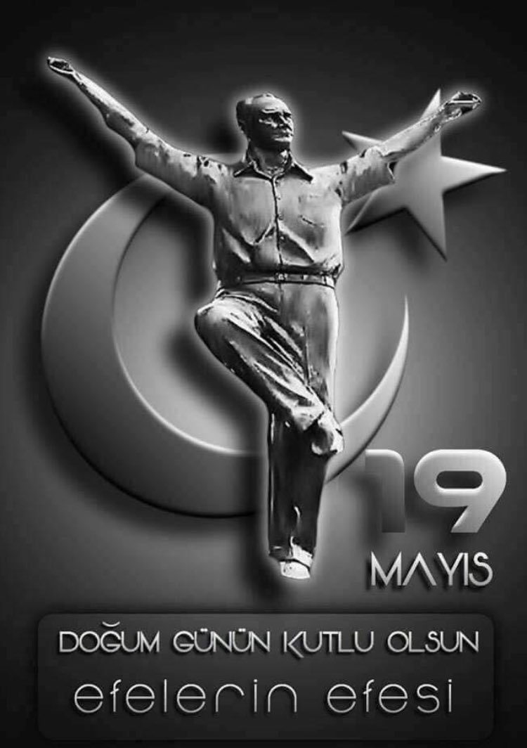 Yolumuz  
Mustafa Kemal Atatürk ün yoludur...

Bu gün 19 Mayıs 1919

KorkMAYIS 

SusMAYIS 

Yıl MAYIS

Esir ol MAYIS

Atatürk’ü Anma Gençlik  ve
Spor Bayramımız Kutlu Olsun.....👍#19MayısGenclikveSporBayramı