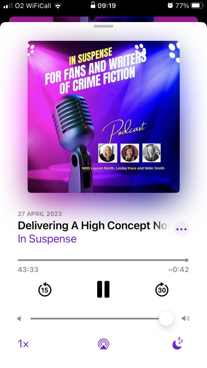 LauraPAuthor's tweet photo. Thanks to @willrdean, @Lauren_C_North and @Mrssmithmunday for getting me through a sluggish 4k run this morning. Will, can I ask a question about your fascinating process? #InSuspense https://t.co/mPBiUVXAin
