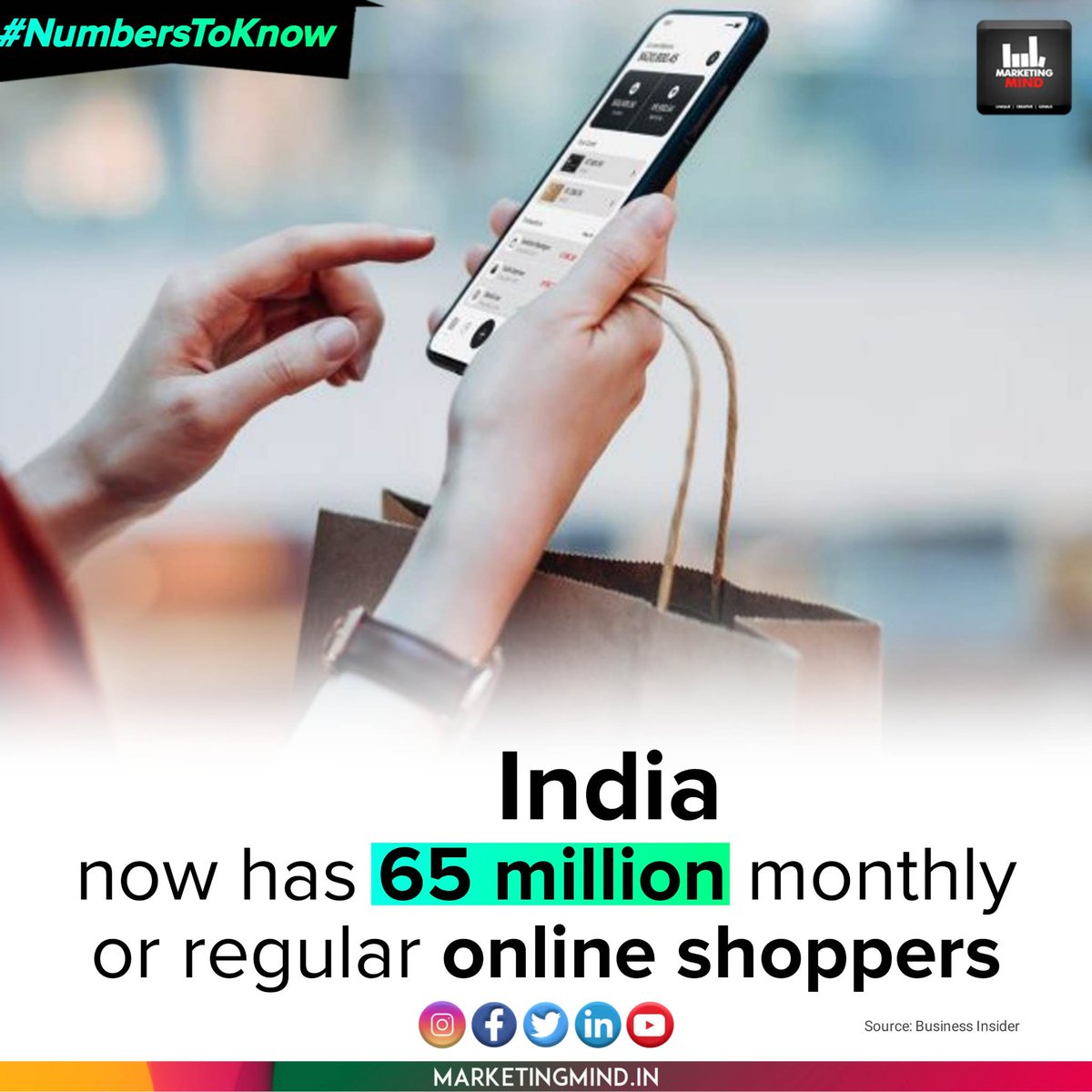 MarketingMind_'s tweet image. India’s e-tailing or electronic retailing grew 22% in FY23 to $60 billion in gross merchandise value (GMV), says a report by Redseer Strategy Consultants.

#MarketingMind #NumbersToKnow #WhatsBuzzing