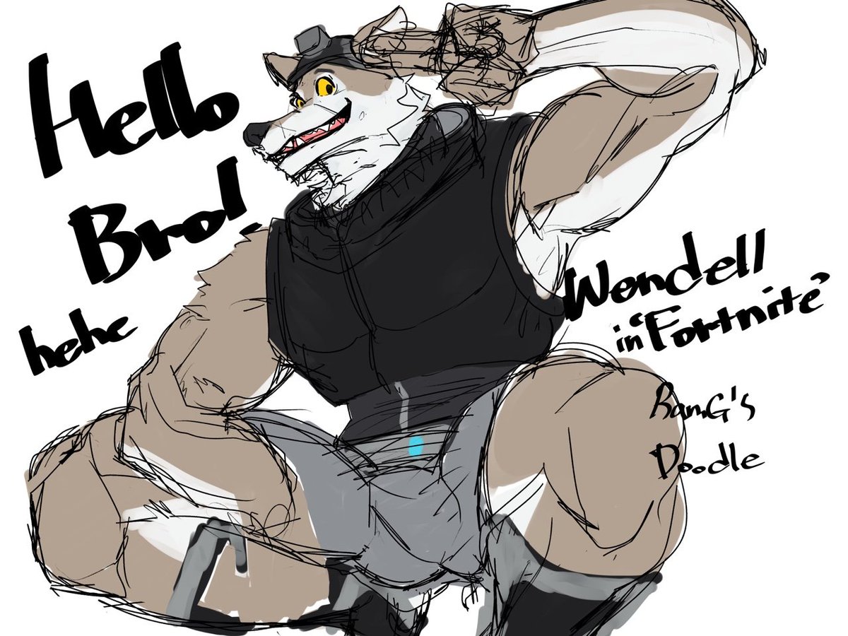 MusFetMan's tweet photo. Doodle. 🐺
#Wendell #Fortnite #furryartwork https://t.co/oNpz7Ruwr7