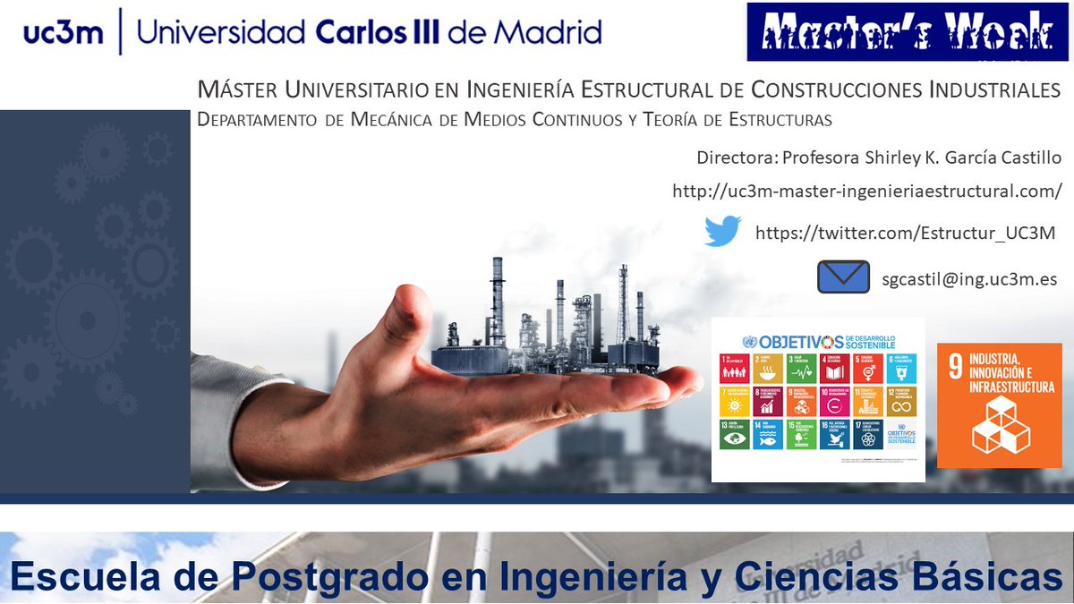 Este mes finaliza el tercer periodo de solicitud de acceso al Máster en #Ingeniería #Estructural de #Construcciones #Industriales de la @uc3m 
@master_uc3m @oye_uc3m @EPS_UC3M @alumniUC3M @ciencia_uc3m @biblioteca_uc3m