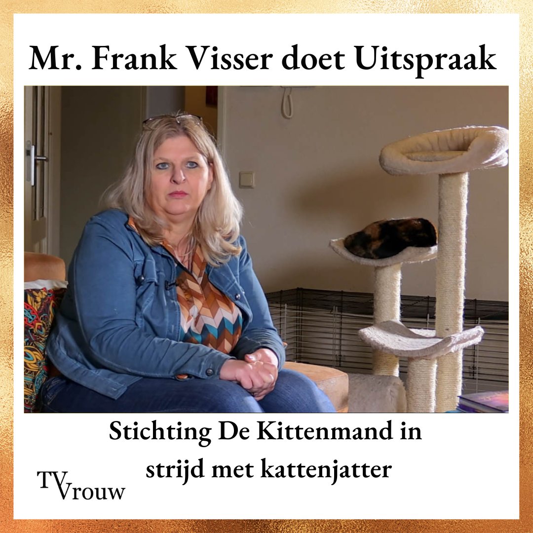 SandySchrijft's tweet photo. 'Catnapper' Inge wil geen afstand doen van de kittens van Stichting de Kittenmand 🙈 

Lees mee op
https://t.co/tzbJ28Dgew

📸 Still Tv SBS6

#mrfrankvisserdoetuitspraak  #meesterfrankvisser #uitspraak #sbs6 #tvvrouw https://t.co/GarDIxsMMI