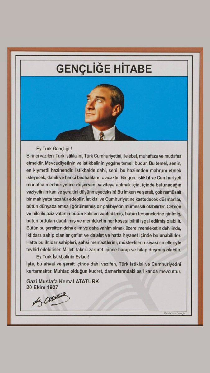 drgaslan's tweet image. Birinci vazifen; Türk istiklalini, Türk cumhuriyetini, ilelebet muhafaza ve müdafaa etmektir🇹🇷🇹🇷🇹🇷🇹🇷