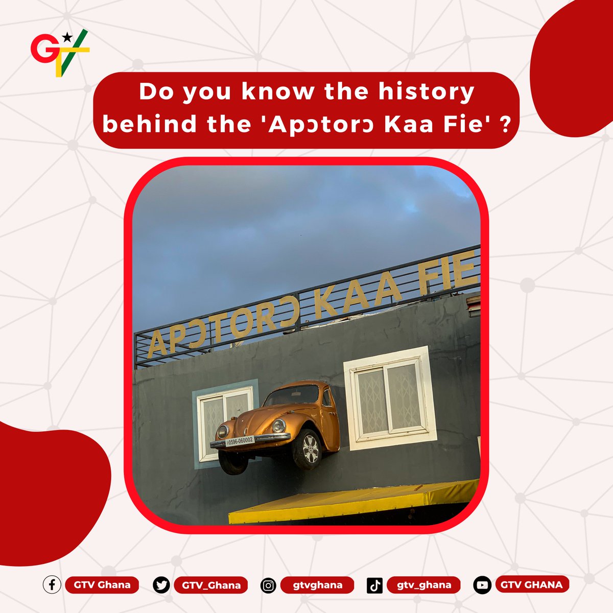 GTV_Ghana's tweet photo. Do you know the history behind the “Apɔtorɔ Kaa Fie” on the Hilla Liman Highway in Accra? 

#GTVBreakfast 
#GTVSocial https://t.co/0M09T8VESU