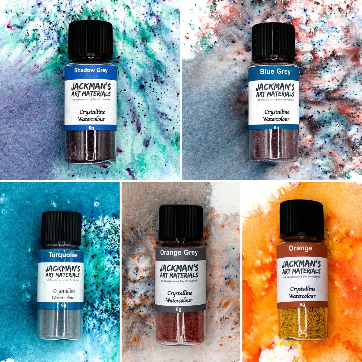 JackmansArt's tweet photo. New Crystalline Watercolour Set Vol.2 AVAILABLE NOW 😍

https://t.co/tuqaZZ1912

Bright, vibrant, transparent and most importantly LIGHTFAST crystal colours that mix easily with water to produce an instant painting medium

#watercolor #crystallinewatercolour https://t.co/tAKTJkqvUl