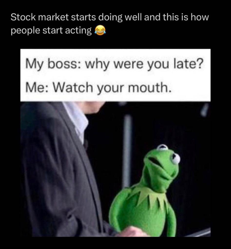 ULeightime's tweet photo. People are literally one moon stock away from The Purge : Office edition https://t.co/ph43S9ZEsT