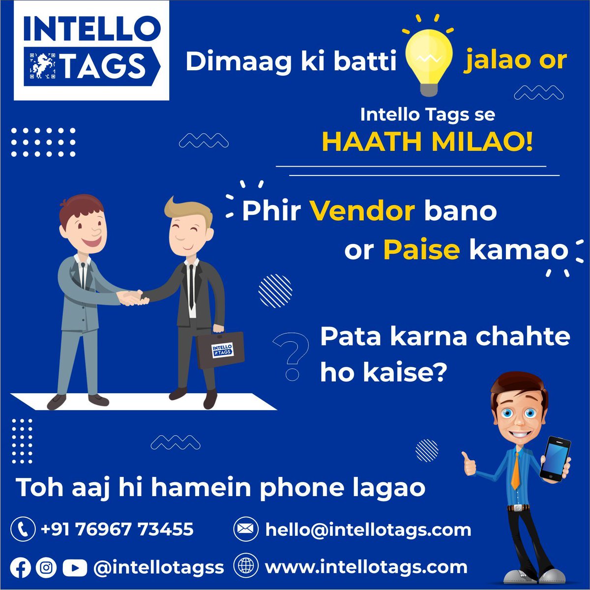IntelloTagss's tweet photo. Ready to boost your income? 
Become a vendor of Intello Tags and seize the opportunity to grow your earnings! 

#vendor #IncomeOpportunity #B2B #Business #Entrepreneur #workfromhome2023 #SmallBusiness #Startup #intellotags #intello #startups #luggage #IntelloTagss #workfromhome https://t.co/knETx5eFPn
