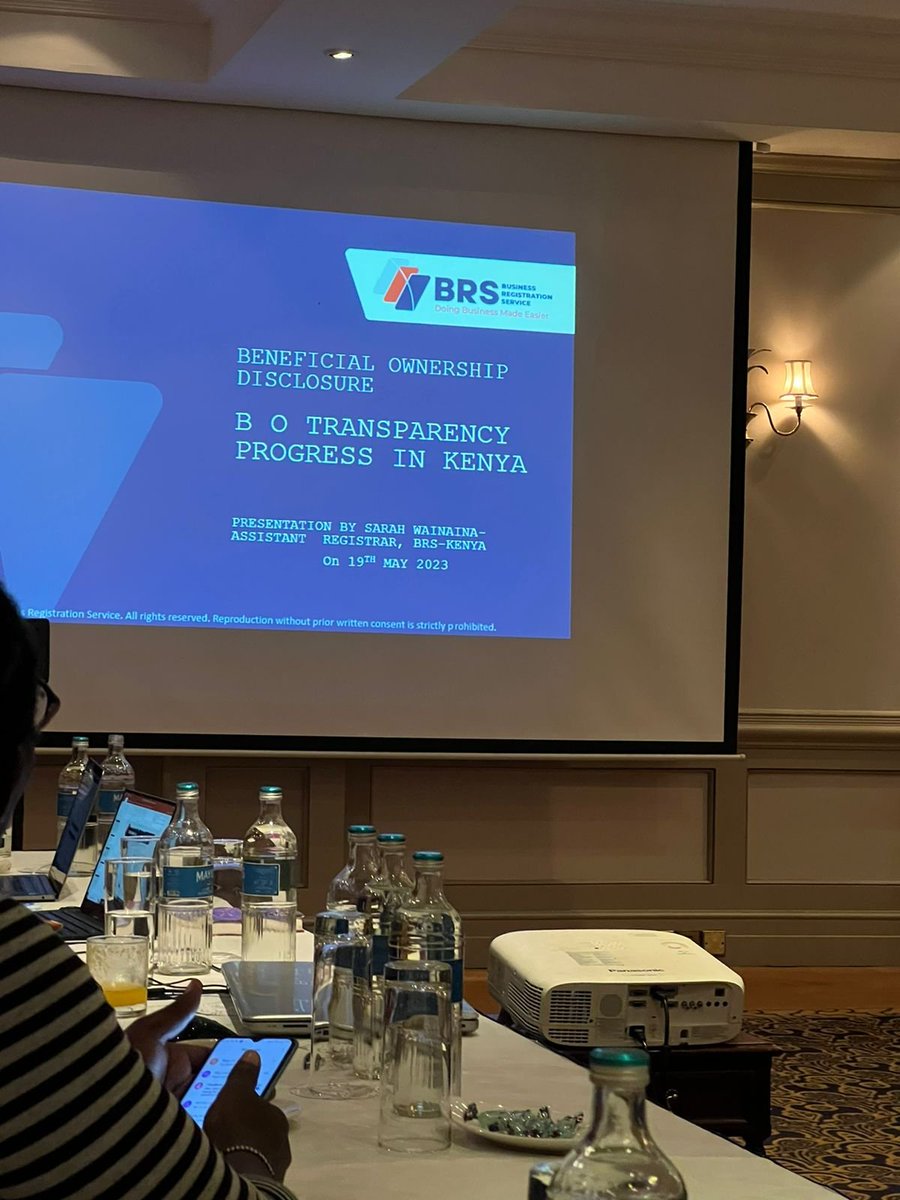 Happening Now: Beneficial Ownership Cluster led by the <a href="/BRS_Kenya/">Business Registration Service (BRS)</a> and <a href="/TIKenya/">TI-Kenya</a>. 
Deliberations on Beneficial Ownership Transparency progress in #Kenya.
#OGPKenya #OpenGov
