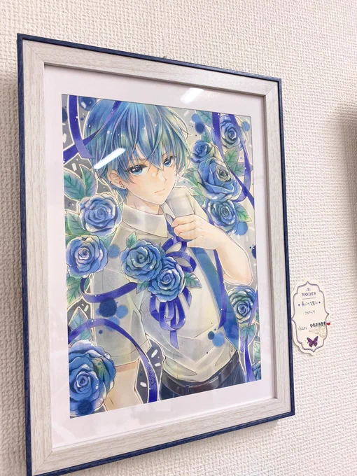 本日より優先通販始まります。原画・青薔薇の彼がお迎え待ちです。明日からは通常通販です。よろしくお願いいたします。