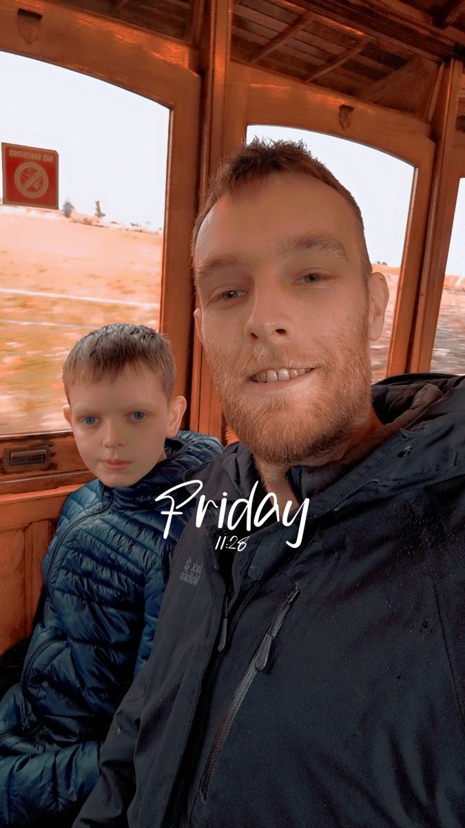 Crowie92's tweet photo. Trip up snaefell mountain with my lad, never knew it got its name from the vikings #isleofman #snaefellmountain #mountain  #highestpoint #laxey #dadandlad #father https://t.co/pCNxGArm4y