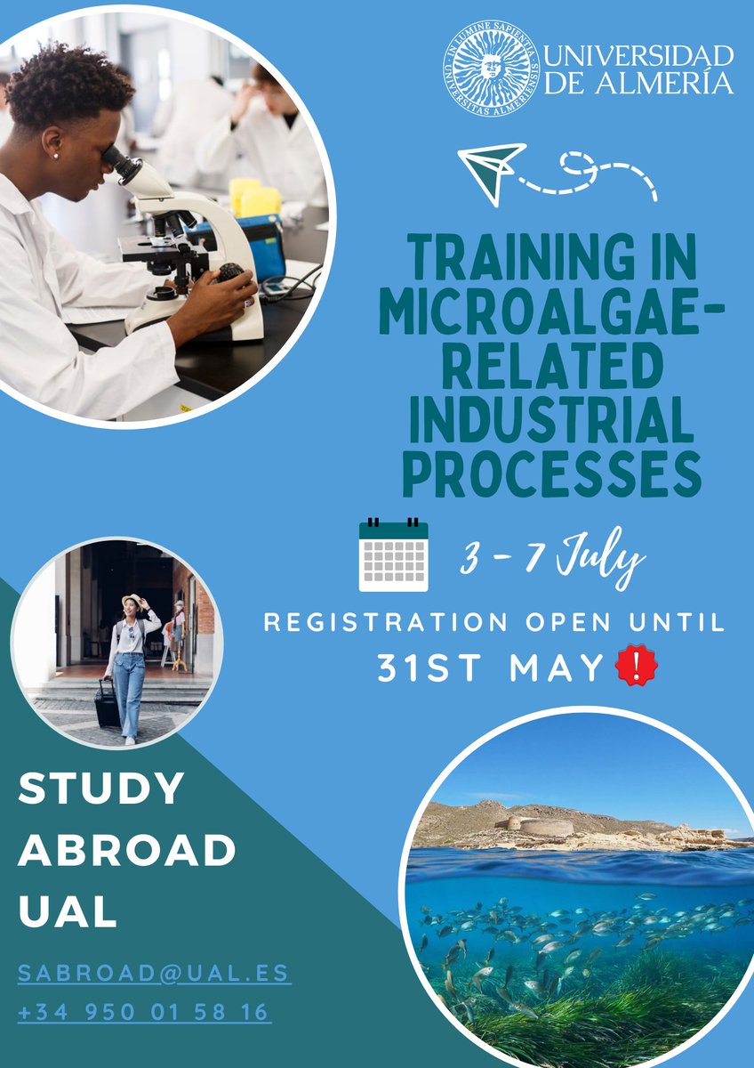 studyabroadual's tweet photo. 🇪🇸¡Todavía tenemos plazas disponibles!
Inscripción abierta hasta 31 mayo. 
Elige tu curso y ven a la @ualmeria a disfrutar del verano. 🤩☀️

🇬🇧 We still have places!
The registration is open until 31st May.
Choose your course and come to @ualmeria to enjoy the summer. 🤩☀️ https://t.co/mKXOPFphdw