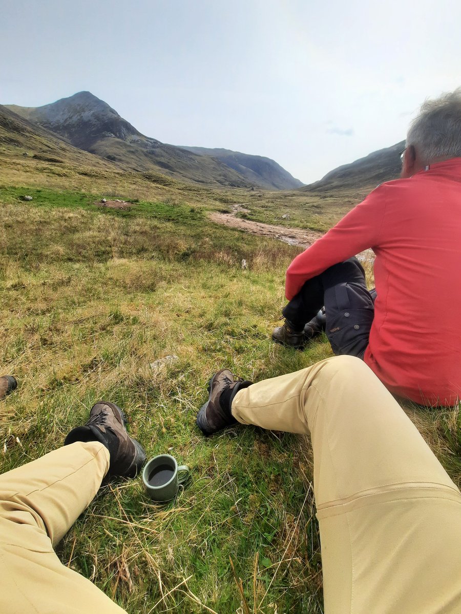 My 68 year old father just showed me the meaning of  'anything is possible' by completing a 96 mile (154km) hike through the Scottish Highlands.🏔 👴🏻 After retiring his (sitting down) office job, he trained &amp; took me along to hike the West Highland Way. Consider me impressed.