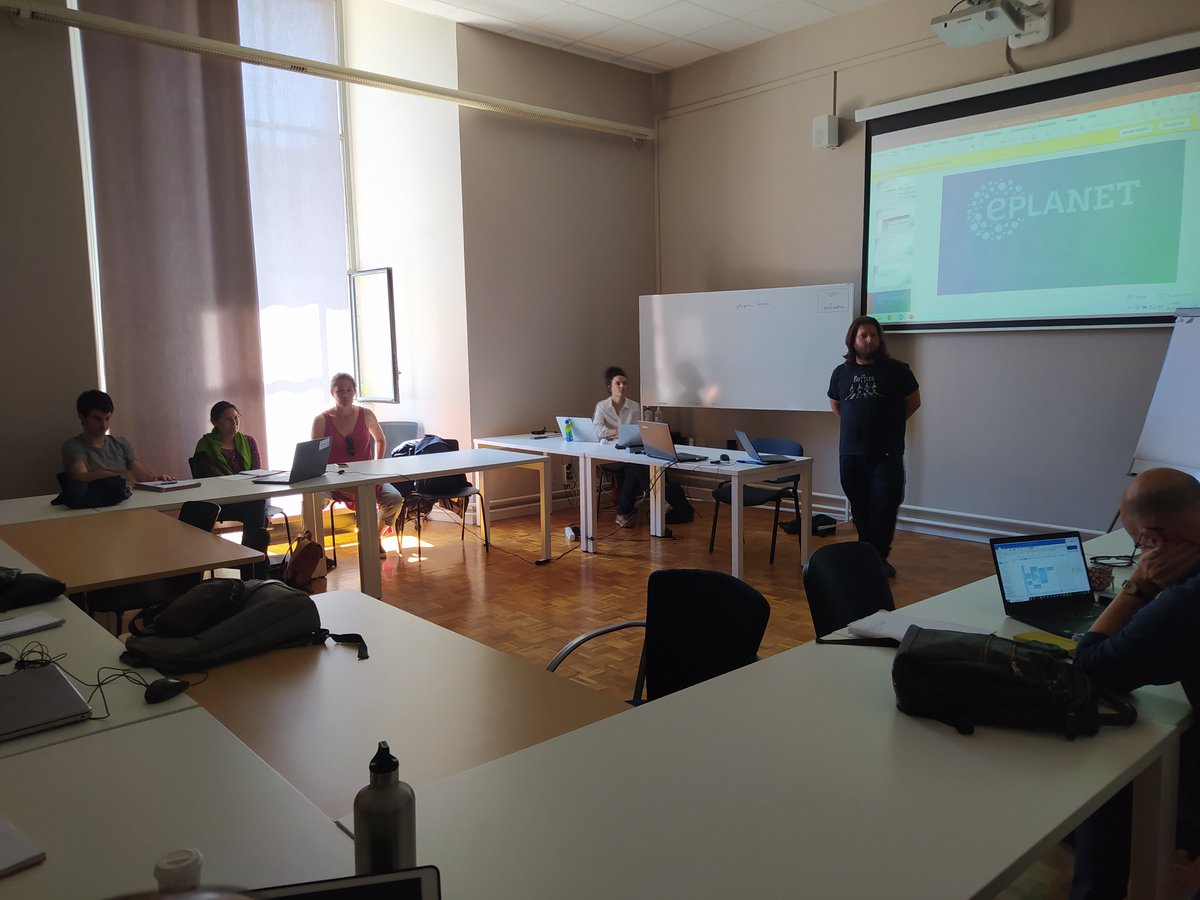 ePlanetH2020's tweet photo. ➡ On the 2nd May took place the first Capacity Building Activity of #ePLANET project.

The workshop, organized by @DiputacioGirona, @cimne and #ICAEN, was about ePLANET platform. It was addressed to 19 technicians from the #EnergyTransition Office of Girona.

#energyefficiency https://t.co/i2Xo9Ba7Fm