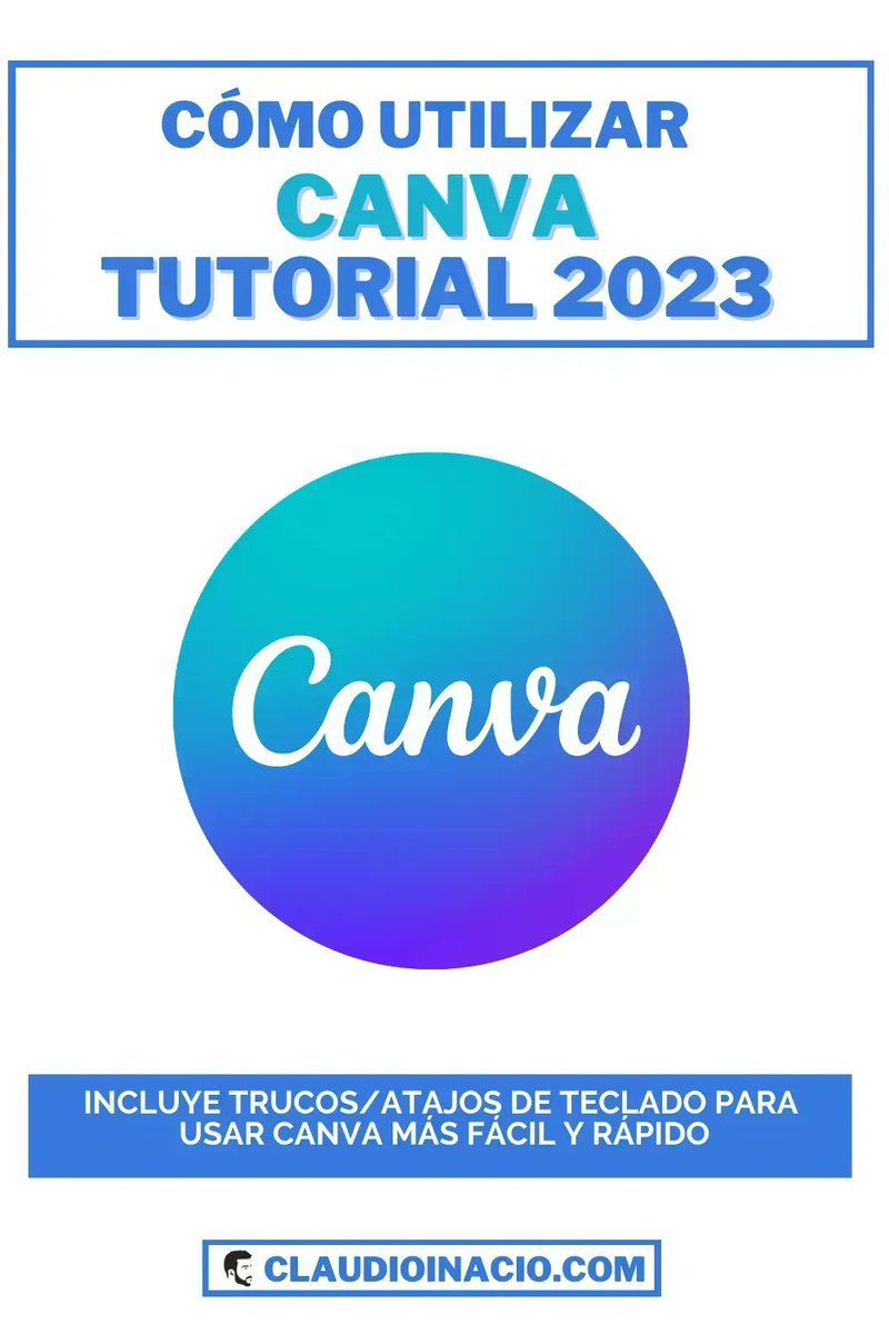 cinacio06's tweet photo. 📌 Tutorial para empezar a utilizar Canva desde cero en 2023 👉 https://t.co/Sz7ptGLotd 

#Canva #marketingdigital https://t.co/tYZccvh9u6